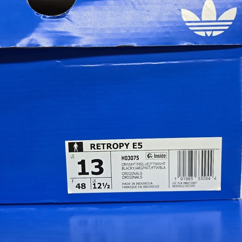 New Adidas Retropy E5 'White Gum' Men's Shoes Size 13 - Picture 7 of 7